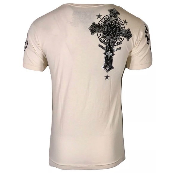 XTREME COUTURE by AFFLICTION Men T-Shirt FAITH & T - Picture 3 of 6